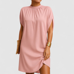 Daphne | Dames Minimalistische Losvallende Shift Jurk Shorts