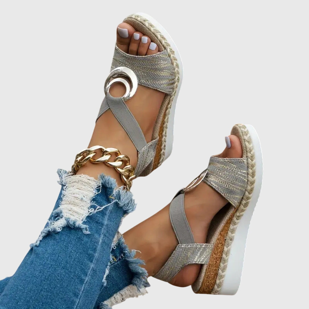 Phoebe | Dames orthopedische sandalen met gespsluiting