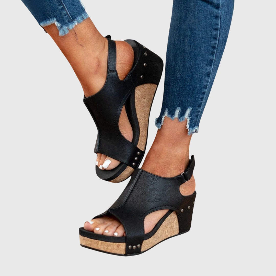 Athena | Dames orthopedische platformsandalen