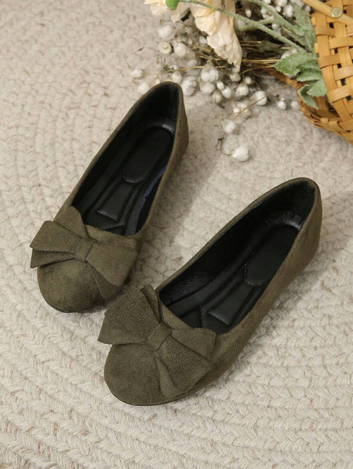 Abigail | Dames Slip-On Schoenen met Strikaccent