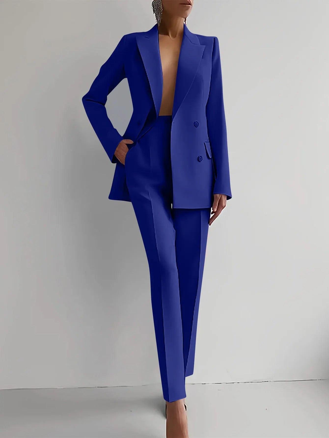 Mila | Dames Getailleerd Business Pak Set Blazer Pantalon