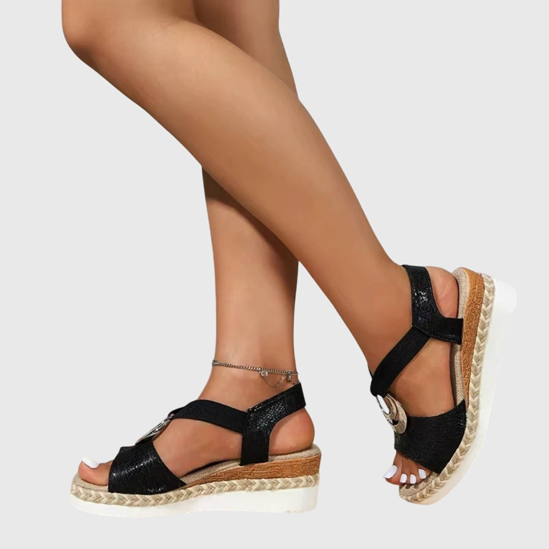 Phoebe | Dames orthopedische sandalen met gespsluiting