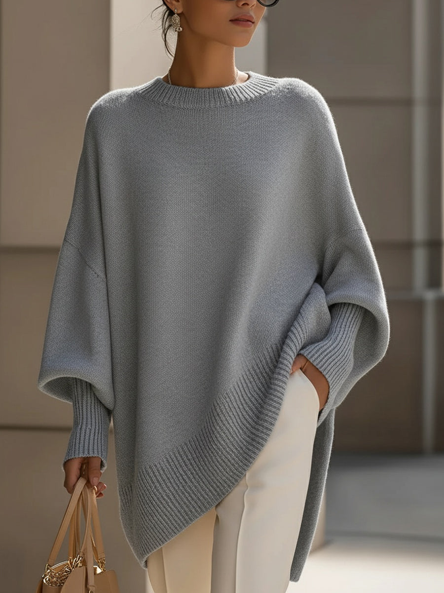 Bella | Dames oversized sweaterstijl shorts top