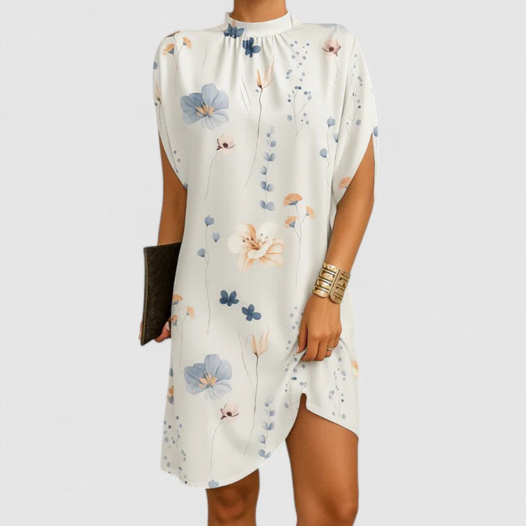 Daphne | Dames Minimalistische Losvallende Shift Jurk Shorts