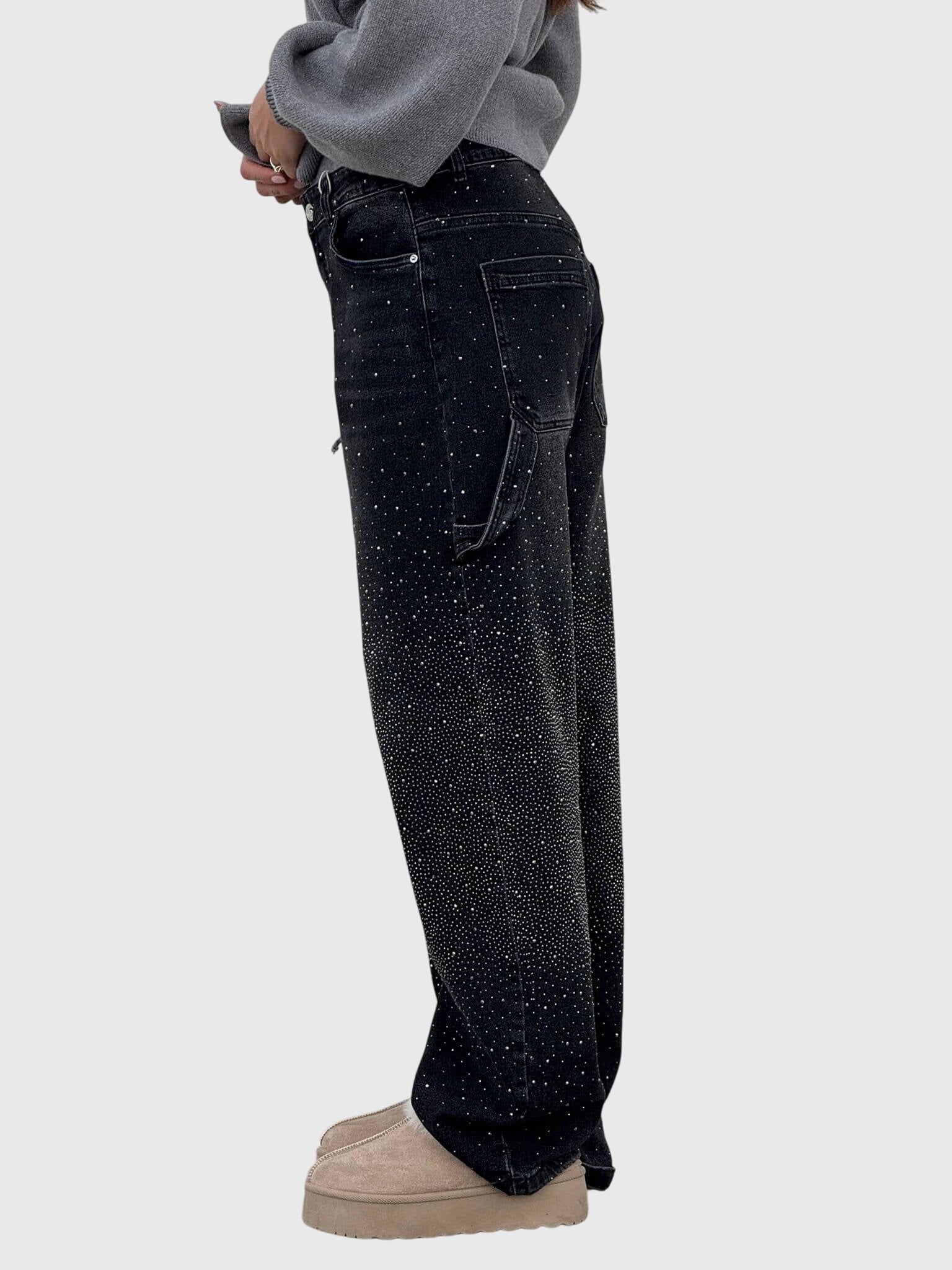 Margot | Dames fonkelende diamantjeans