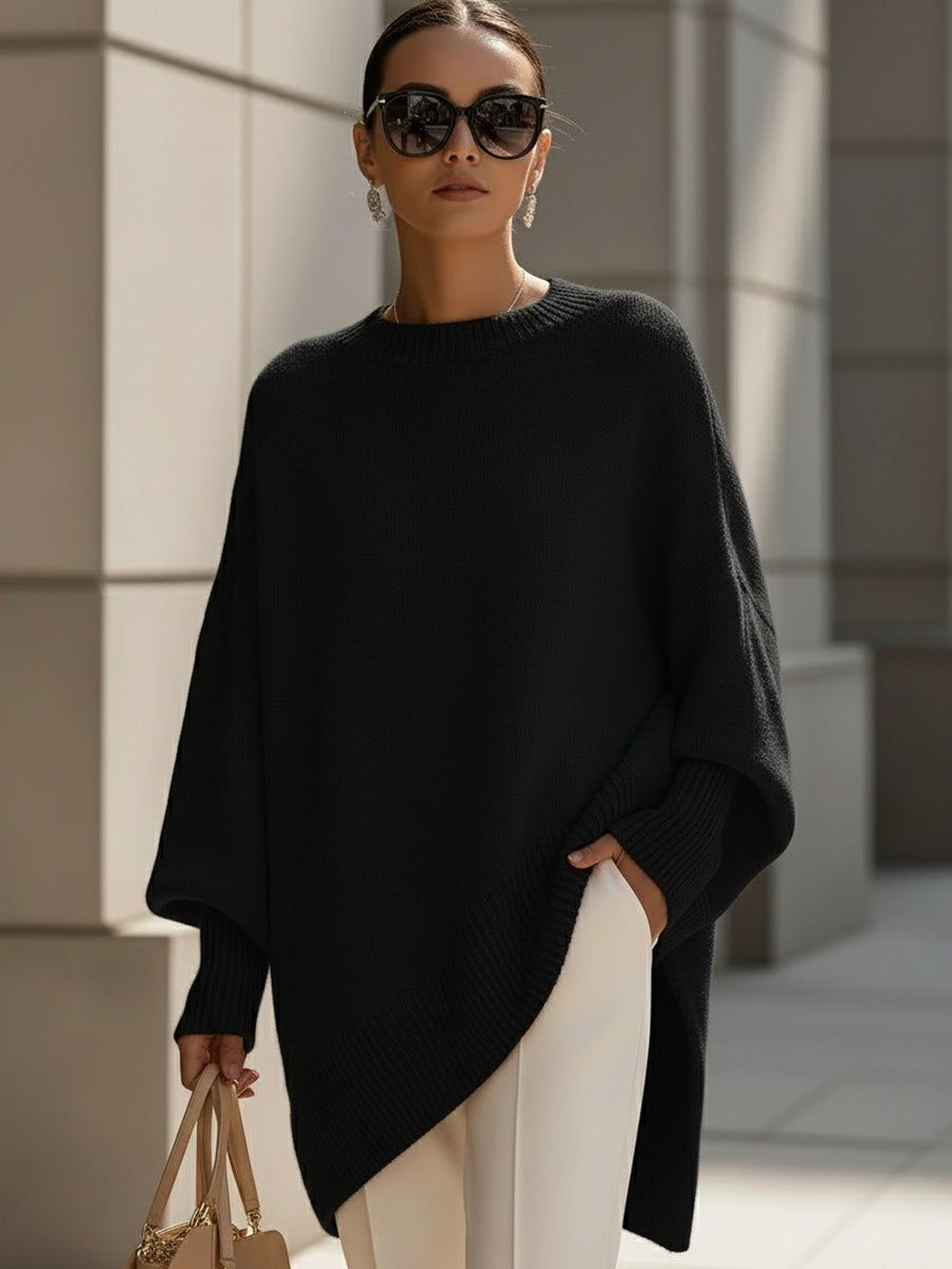 Bella | Dames oversized sweaterstijl shorts top