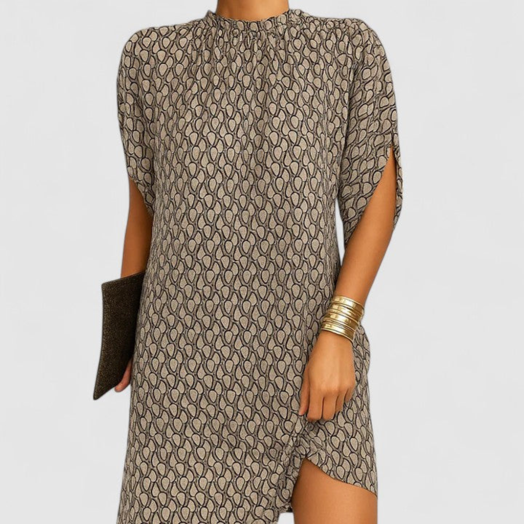 Daphne | Dames Minimalistische Losvallende Shift Jurk Shorts