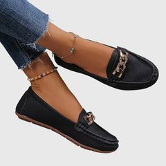 Desiree | Dames instaploafers met kettingdetail