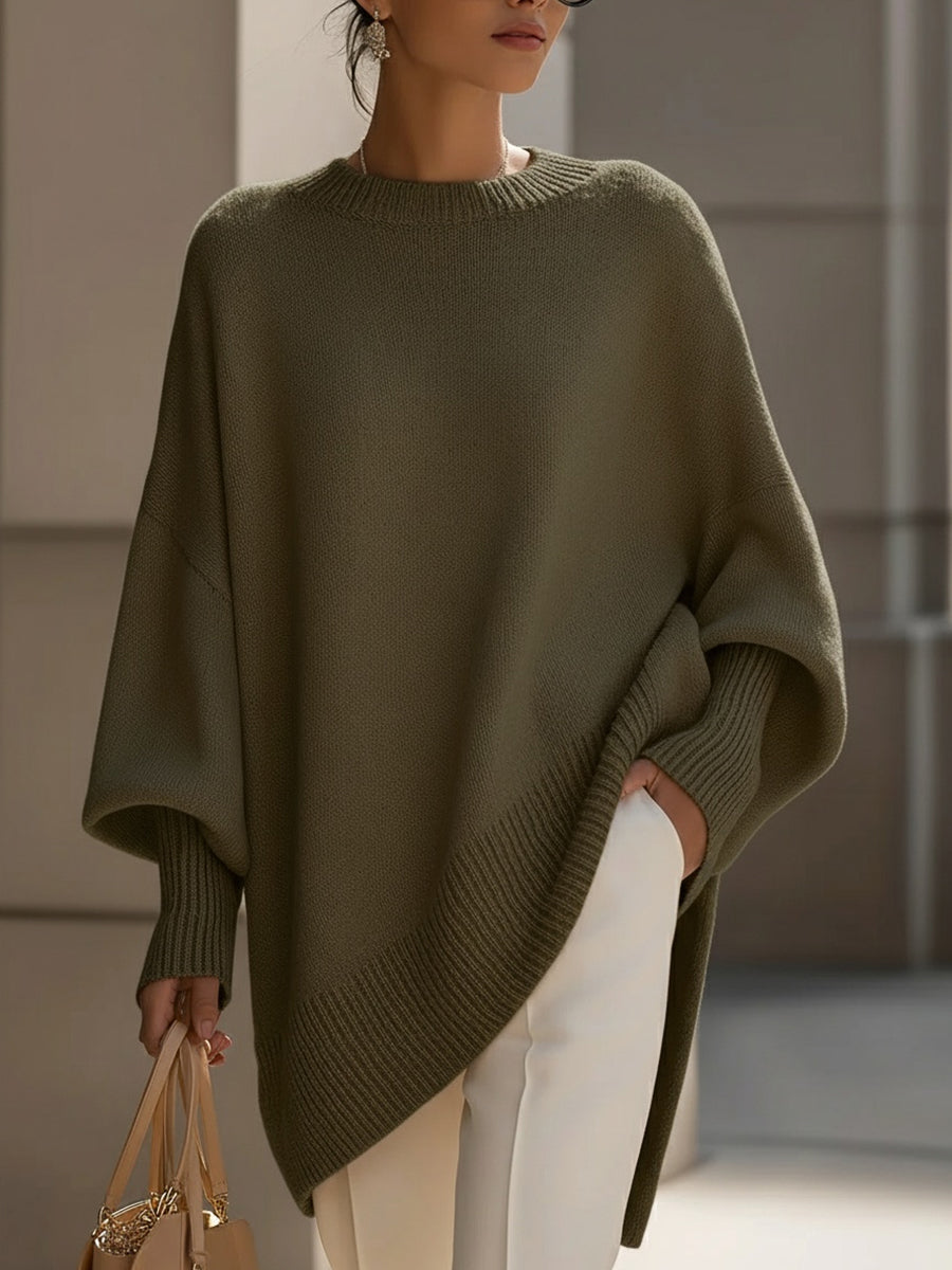 Bella | Dames oversized sweaterstijl shorts top