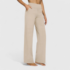 Harmony | Dames Broek met Hoge Taille en Wijde Pijpen