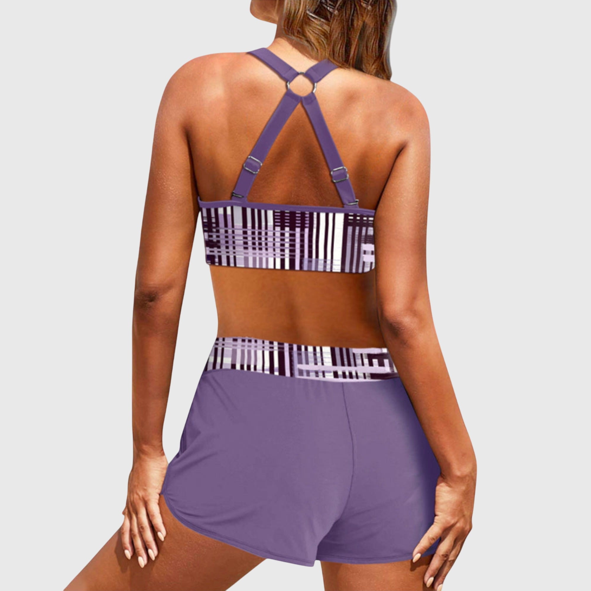Samantha | Dames Gestreepte Zomer Tweedelige Bikini
