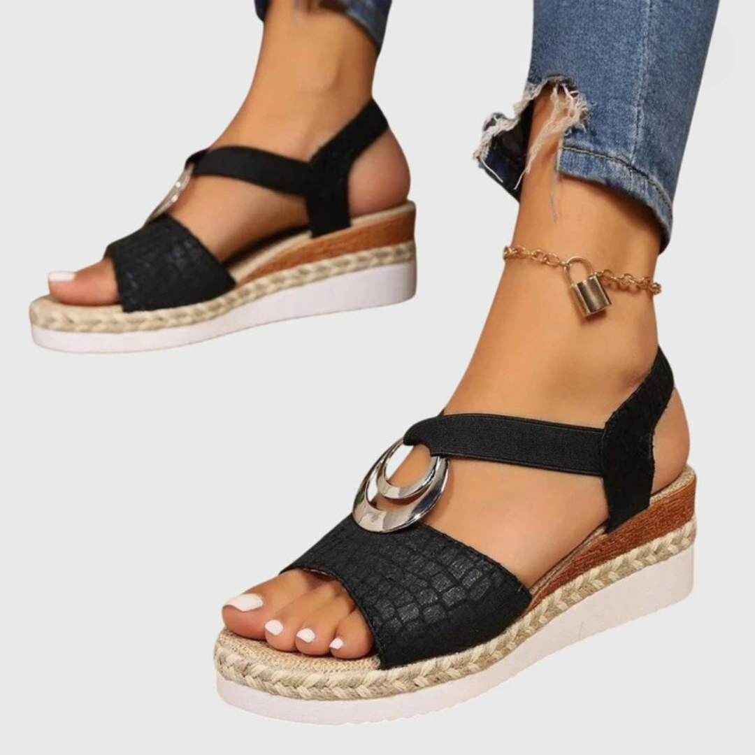 Phoebe | Dames orthopedische sandalen met gespsluiting