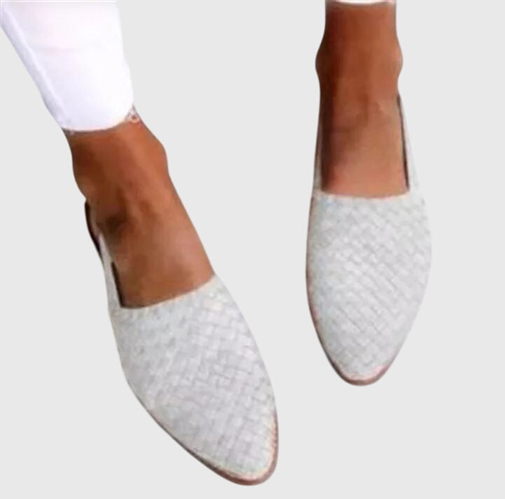 Grace | Dames geweven instap platte schoenen