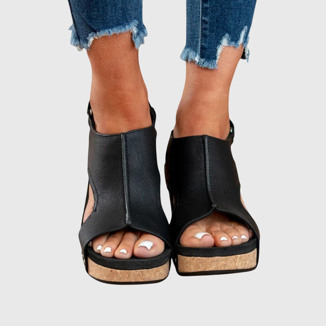 Athena | Dames orthopedische platformsandalen