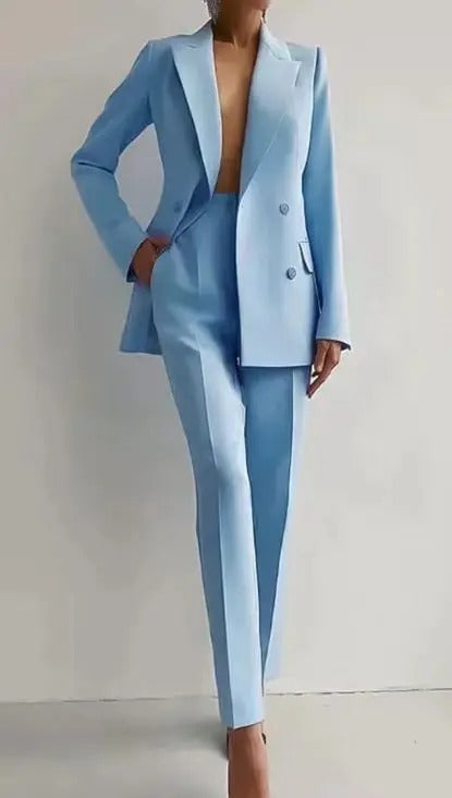 Mila | Dames Getailleerd Business Pak Set Blazer Pantalon