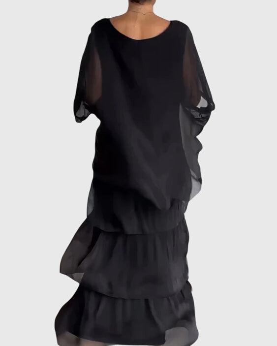 Evelyn | Dames Boho Gelaagde Maxi Shorts Jurk