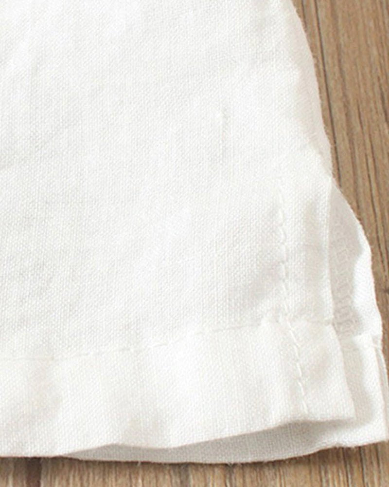 Desiree | Dames Casual Linnen Blouse Met Knoopdetails