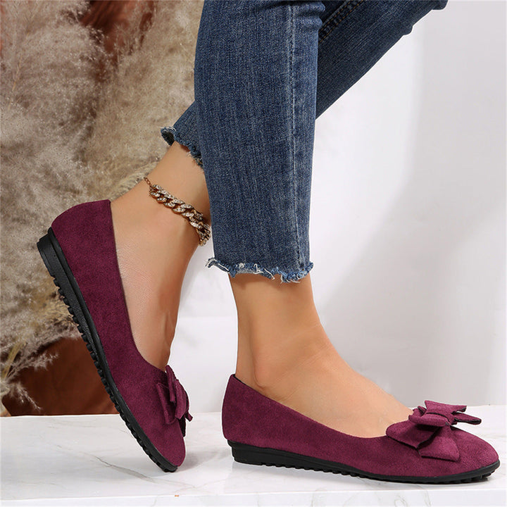 Abigail | Dames Slip-On Schoenen met Strikaccent