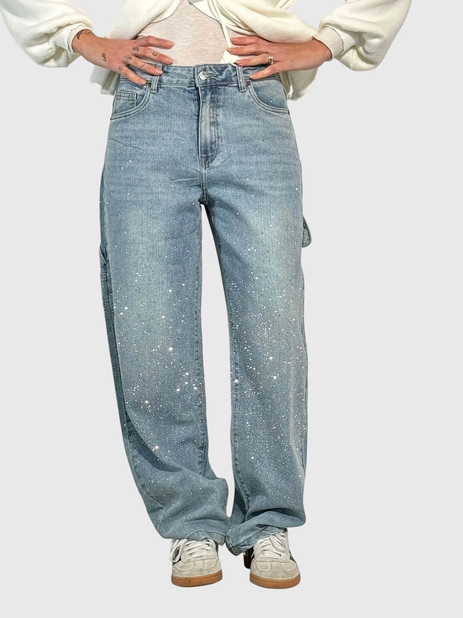 Margot | Dames fonkelende diamantjeans
