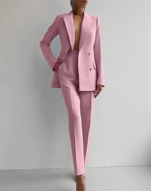 Mila | Dames Getailleerd Business Pak Set Blazer Pantalon