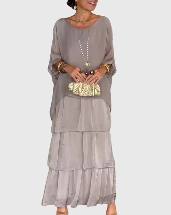 Evelyn | Dames Boho Gelaagde Maxi Shorts Jurk