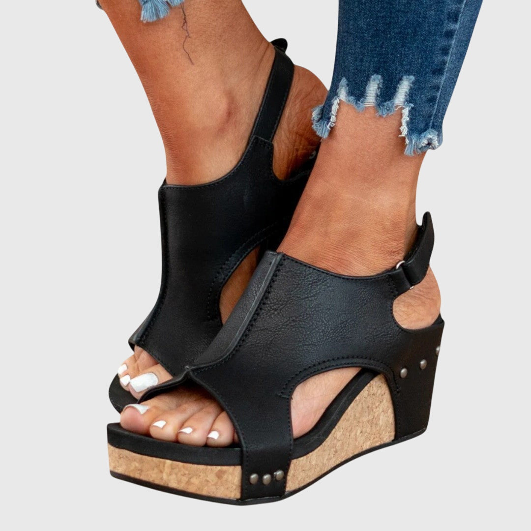 Athena | Dames orthopedische platformsandalen