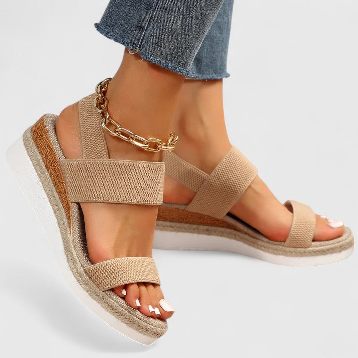 Gwen | Dames orthopedische platform sandalen met bandjes