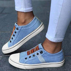 Phoebe | Damen Lässige Slip-On Canvas Sneaker