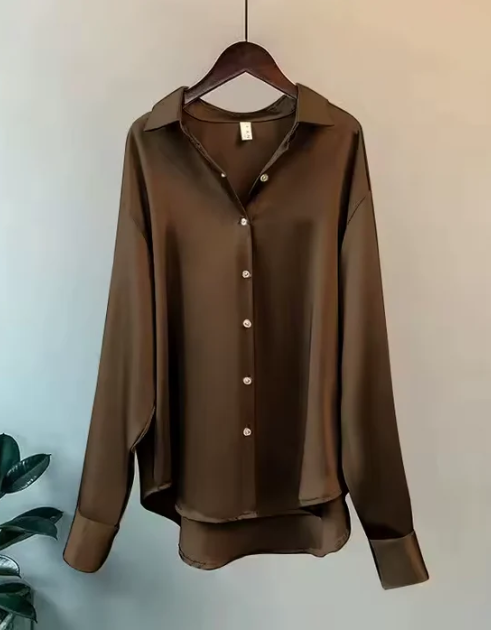 Jasmine | Women Classic Button Down Elegant Blouse
