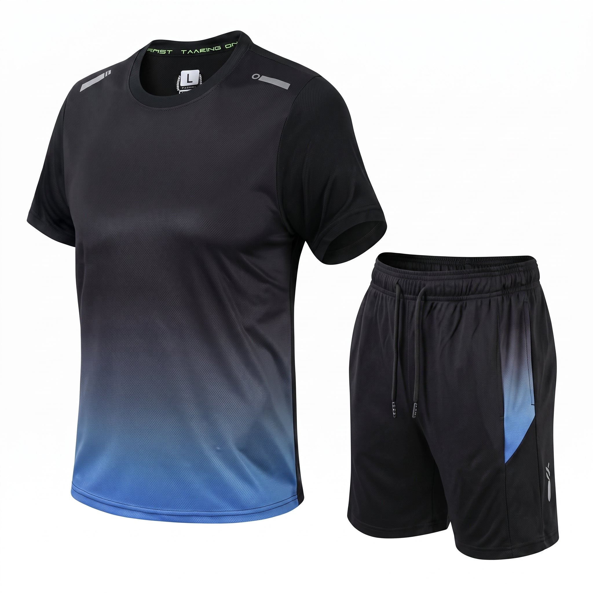 Milan | Heren Ademende Sneldrogende Sportset T-Shirt Shorts