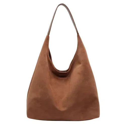 Lena | Dames Modieuze Suède Hobo Tas