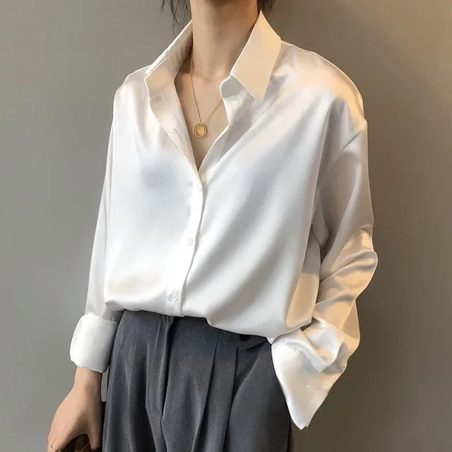Jasmine | Women Classic Button Down Elegant Blouse