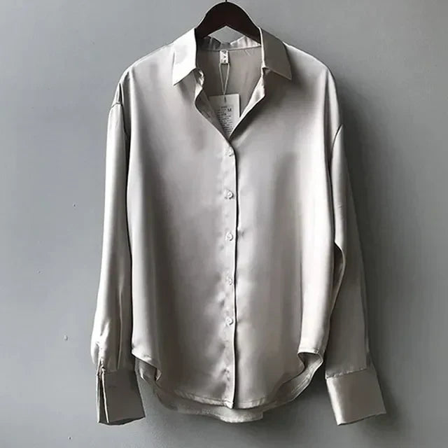 Jasmine | Women Classic Button Down Elegant Blouse