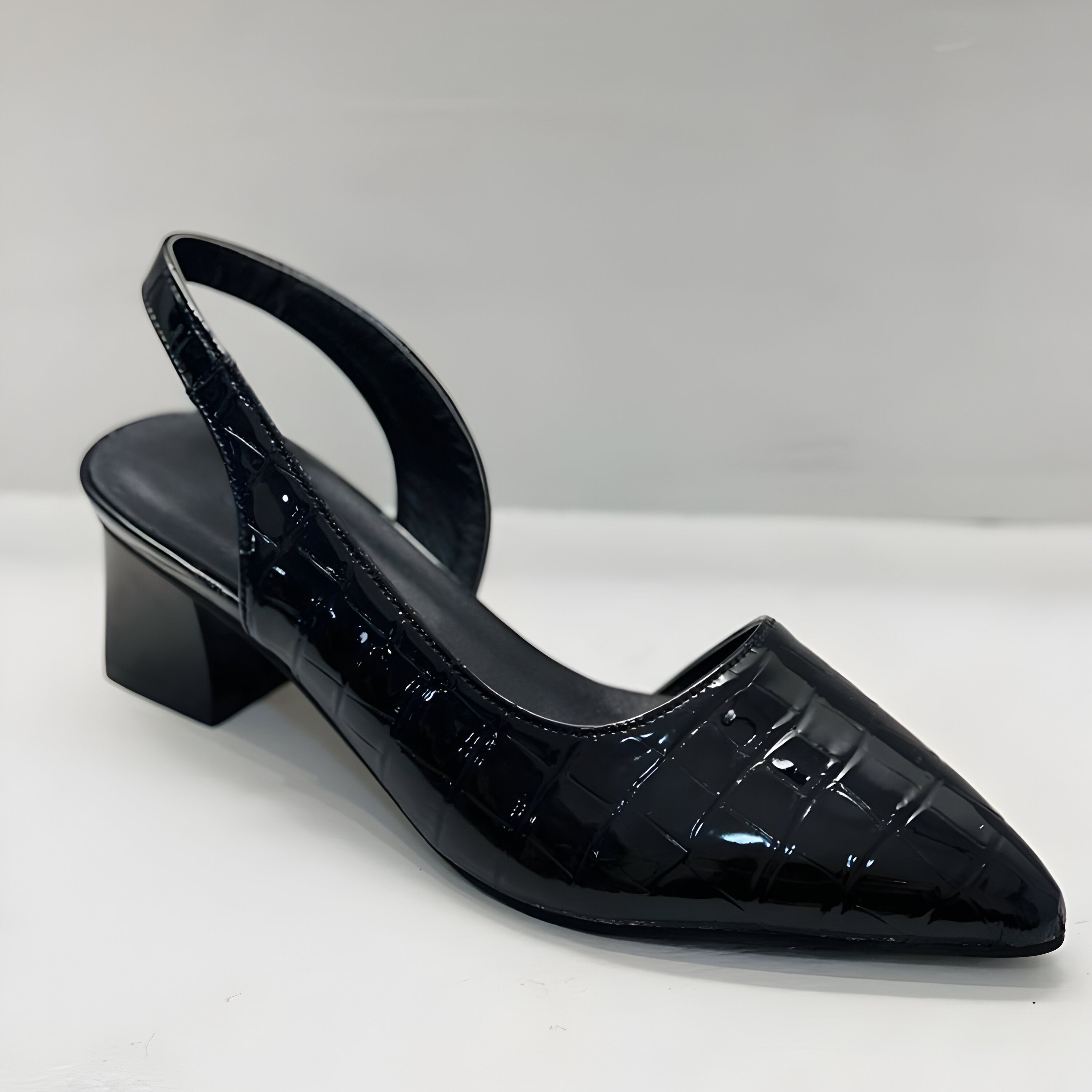 Clementine | Dames Slingback Pumps Met Puntneus En Lage Hak