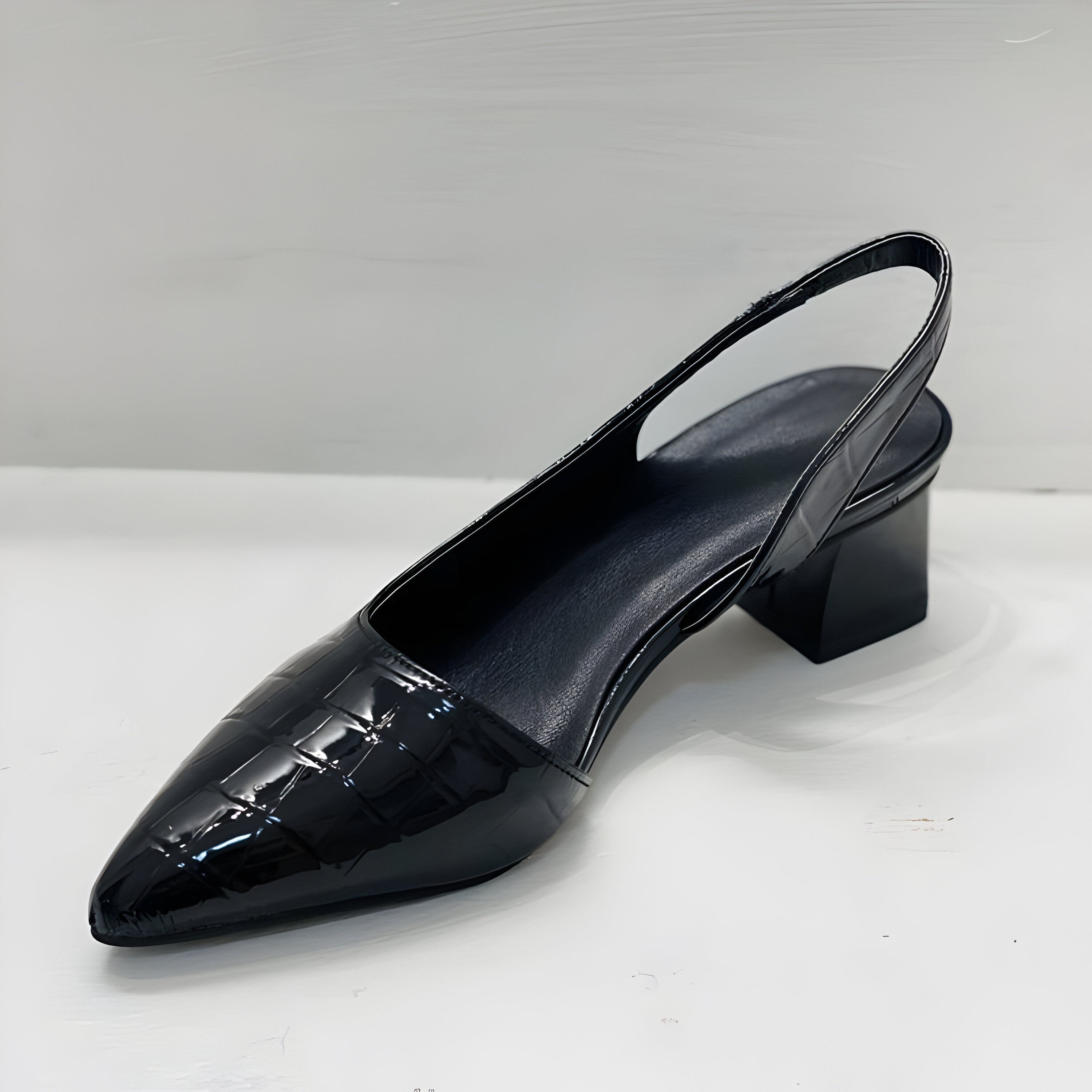Clementine | Dames Slingback Pumps Met Puntneus En Lage Hak