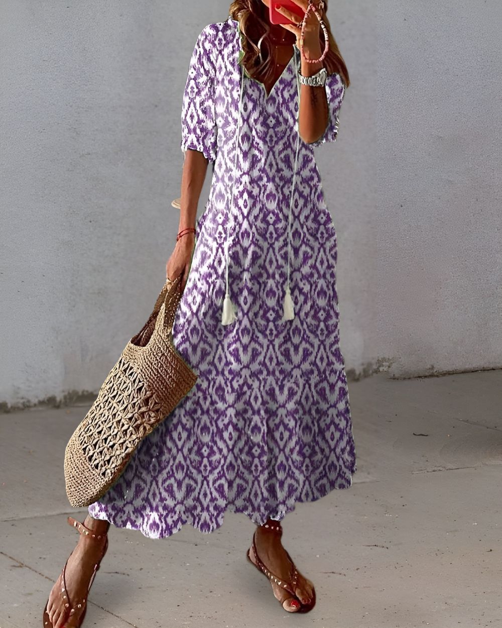 Casey | Dames Boho Magische Wikkeljurk