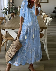 Casey | Dames Boho Magische Wikkeljurk