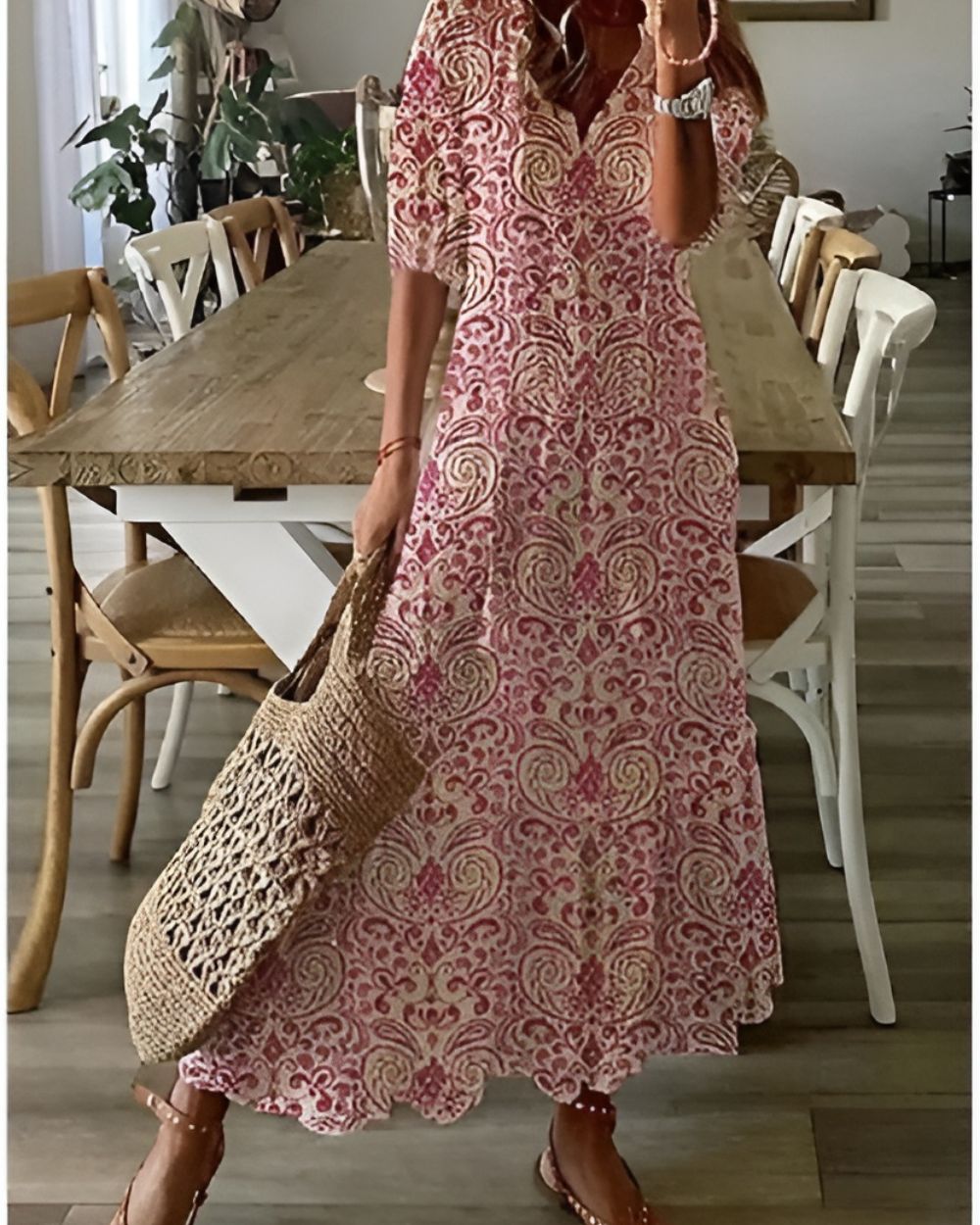 Casey | Dames Boho Magische Wikkeljurk