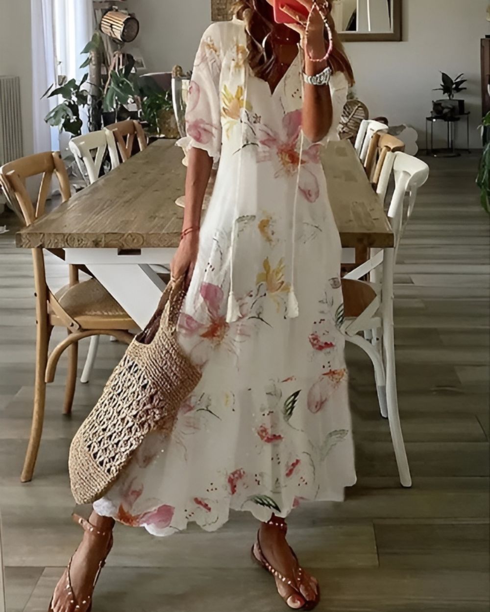 Casey | Dames Boho Magische Wikkeljurk
