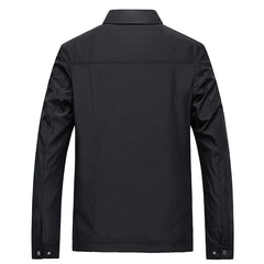 William | Heren Minimalistisch Rits Voorzijde Casual Jas