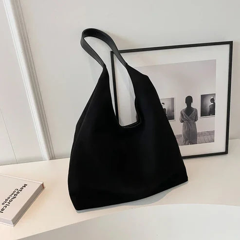 Lena | Dames Modieuze Suède Hobo Tas