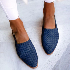 Athena | Dames Lente Geweven Slingback Ballerina's