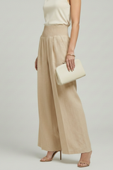 Amara | Dames Palazzo-broek met hoge taille en plooien