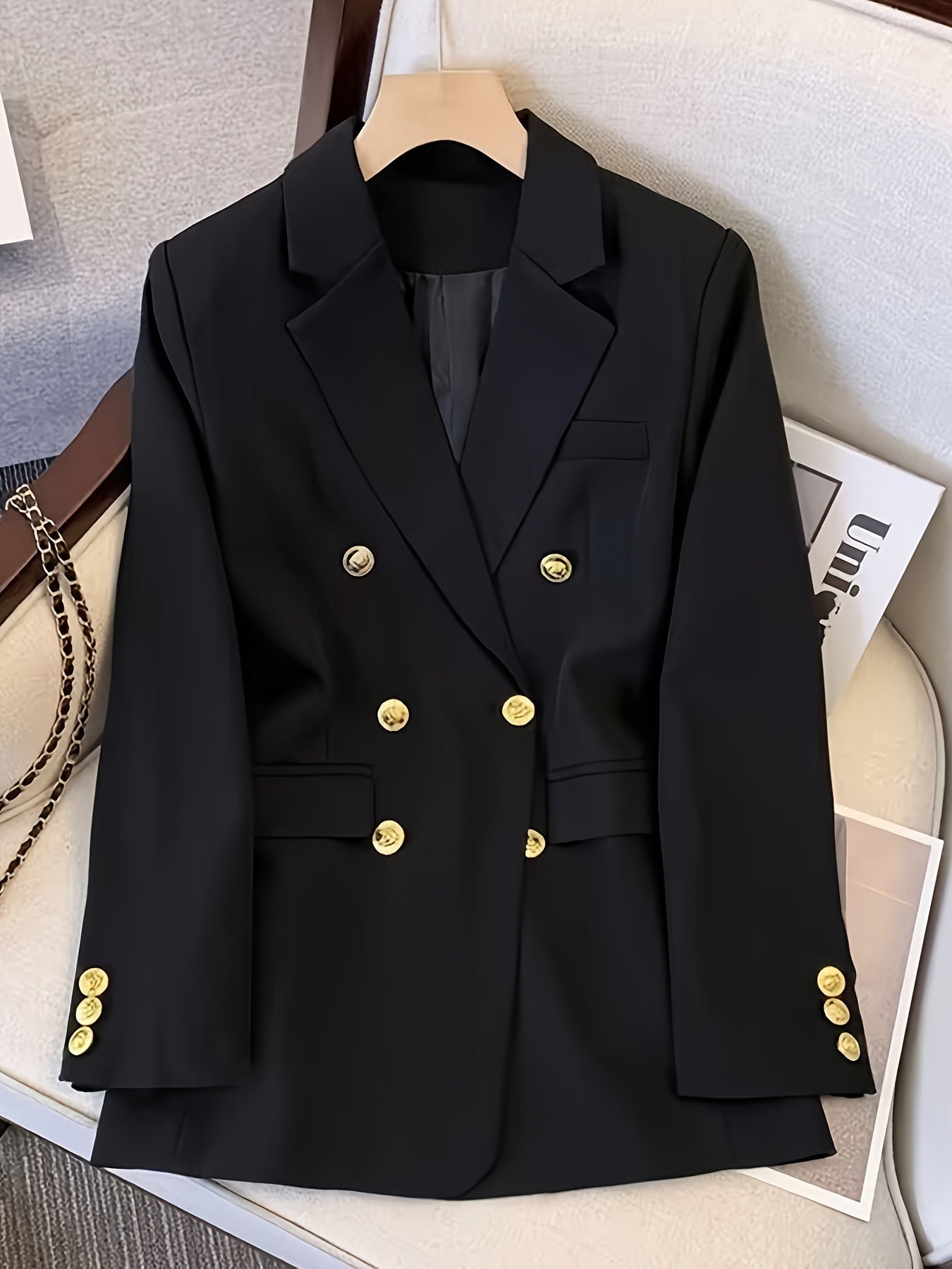 Abigail | Dames Tailored Blazer met Dubbele Knopen