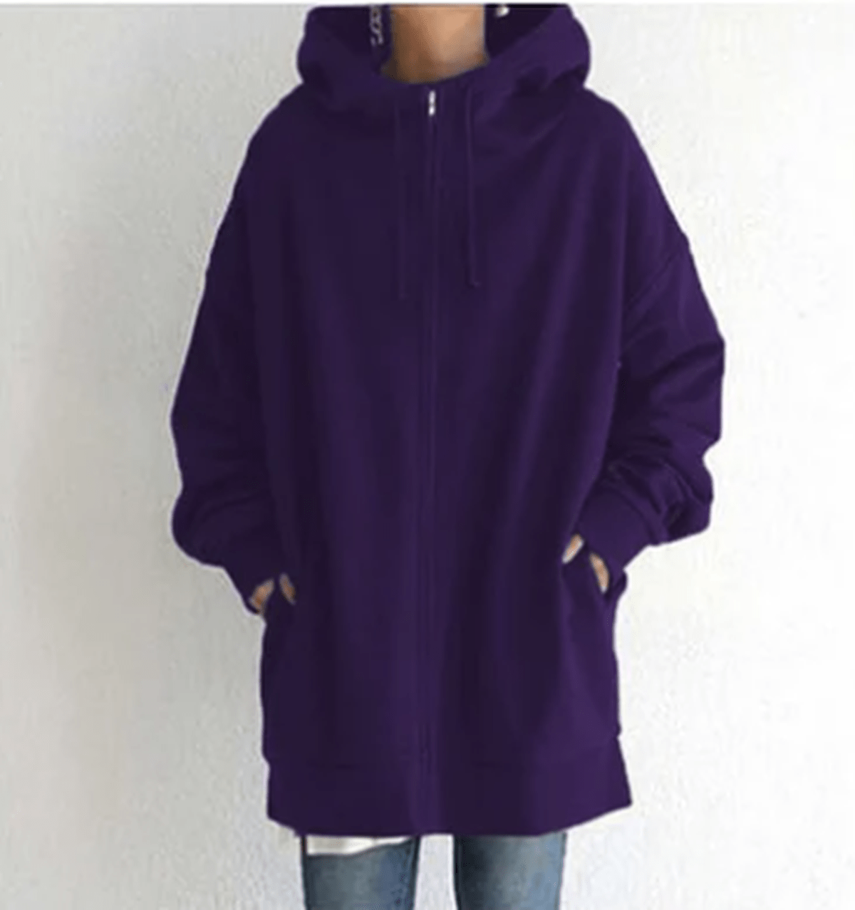 Jocelyn | Dames Oversized Casual Hoodie met Ritssluiting