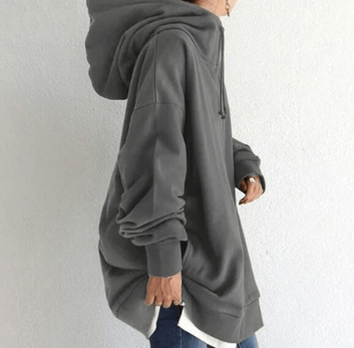 Jocelyn | Dames Oversized Casual Hoodie met Ritssluiting
