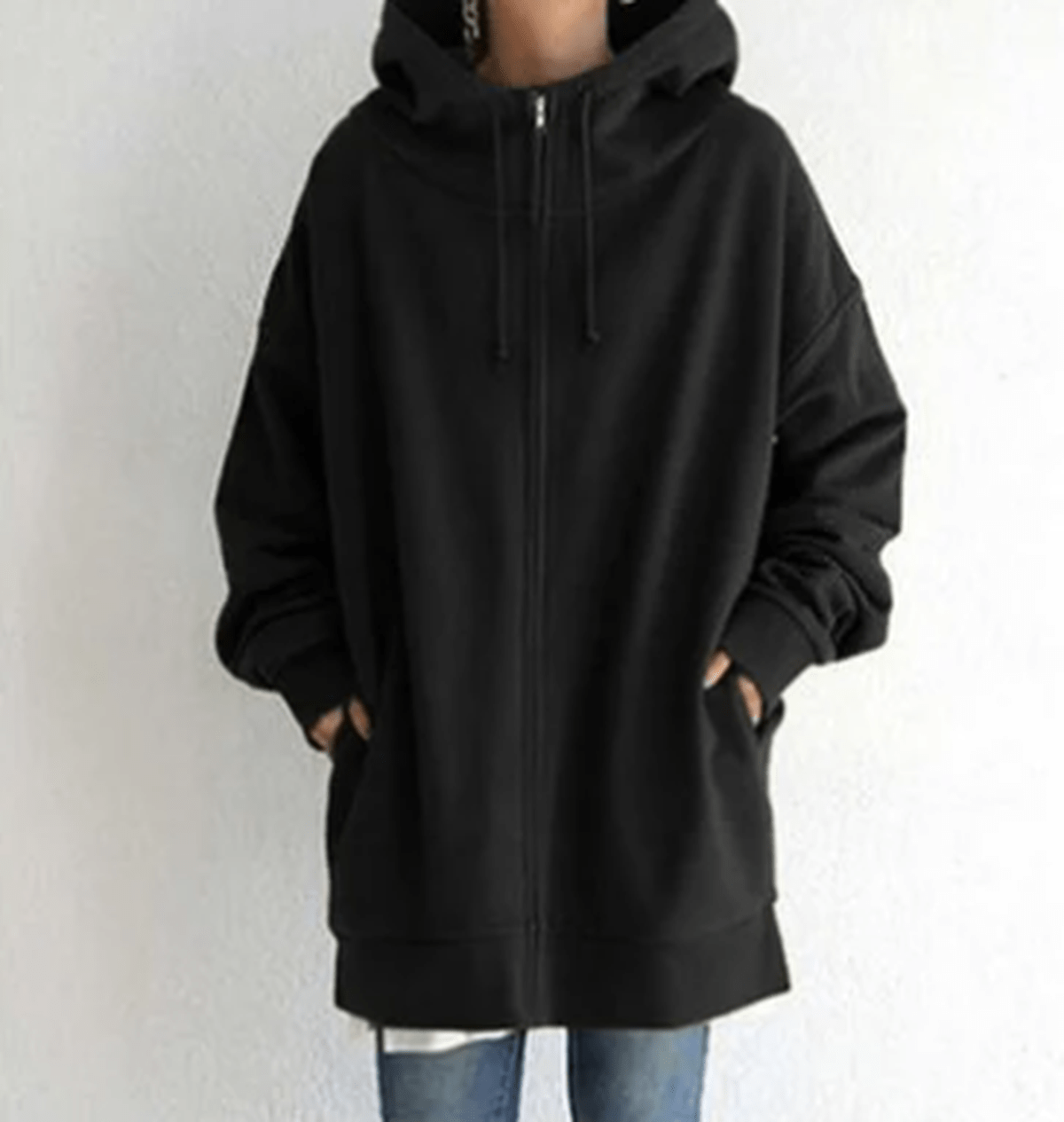 Jocelyn | Dames Oversized Casual Hoodie met Ritssluiting