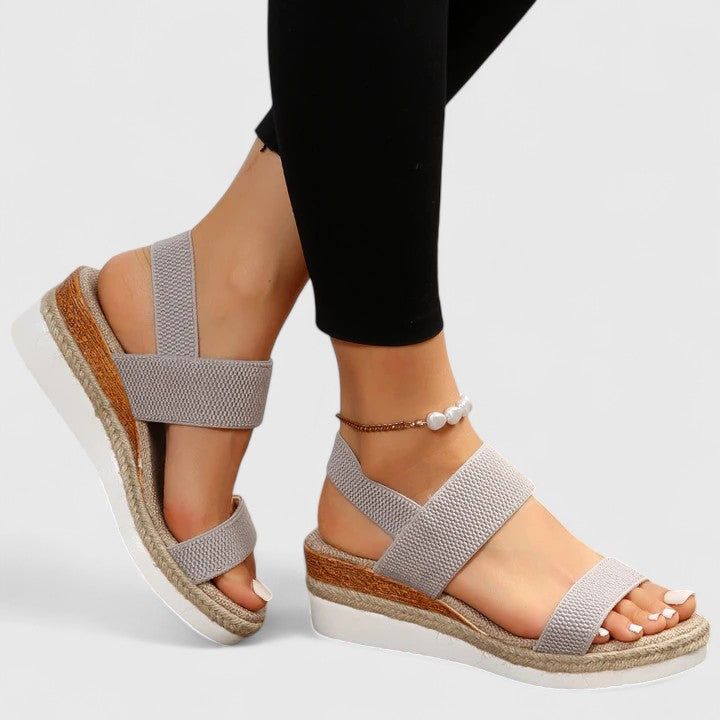 Gwen | Dames orthopedische platform sandalen met bandjes