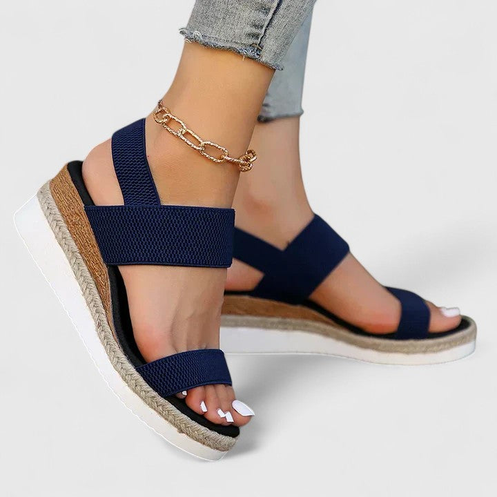 Gwen | Dames orthopedische platform sandalen met bandjes