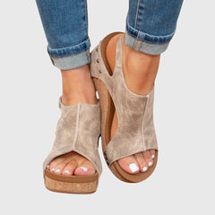 Athena | Dames orthopedische platformsandalen